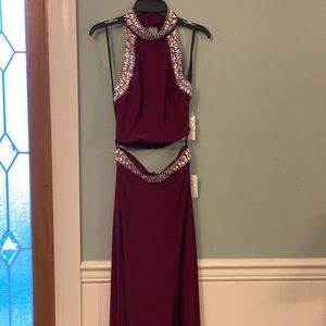B. Darlin 2 piece prom dress